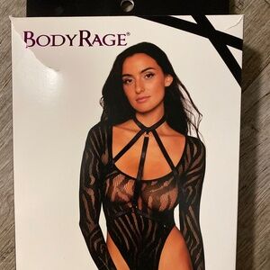 BodyRage NWOT bodysuit with harness